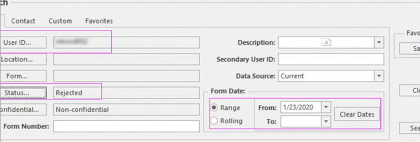 tracs18 search box